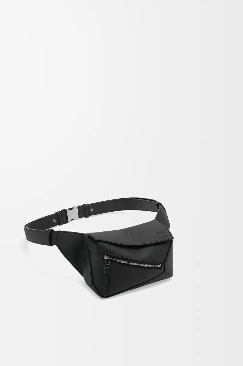 迷你经典牛皮革 Puzzle Edge 腰包