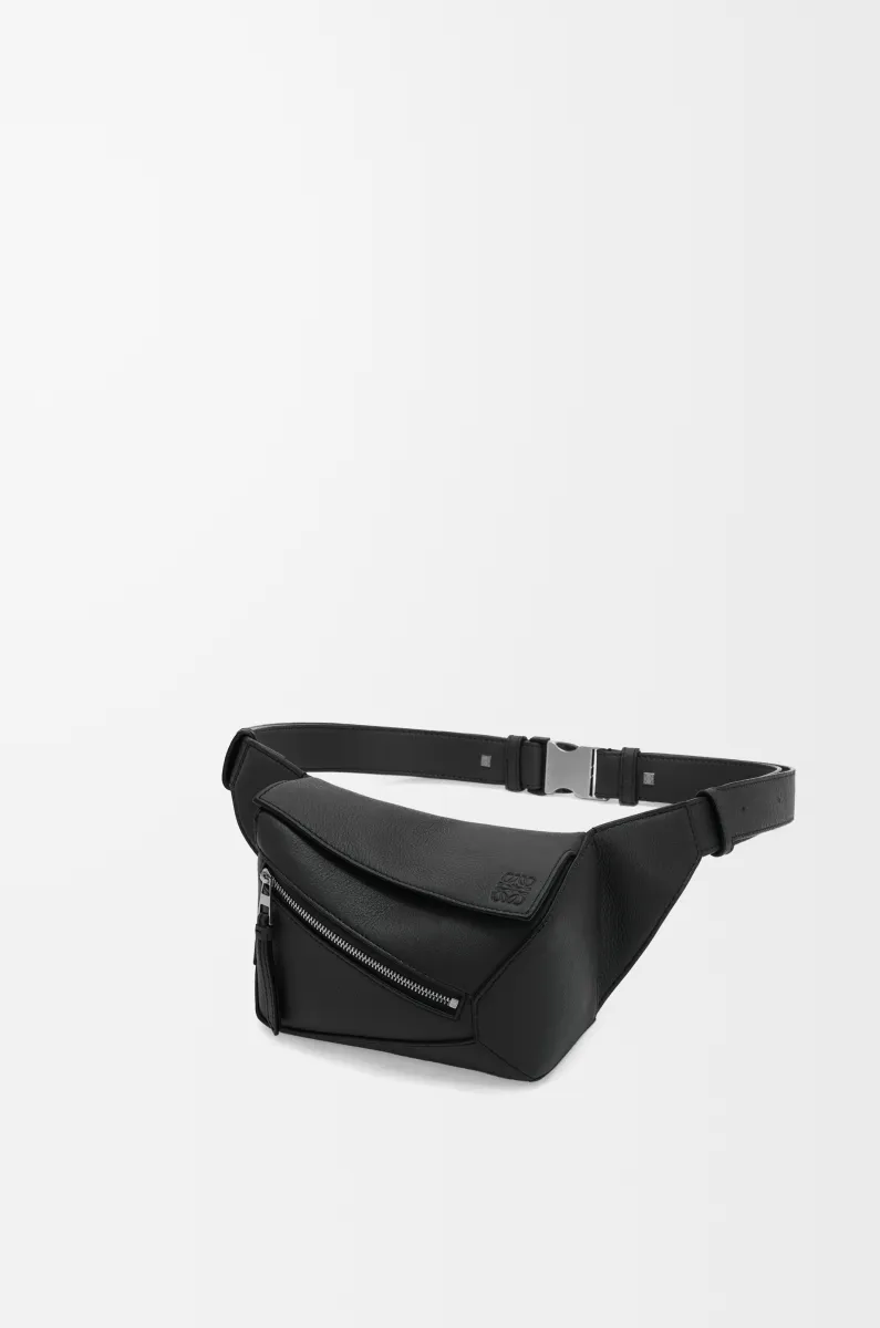 迷你经典牛皮革 Puzzle Edge 腰包