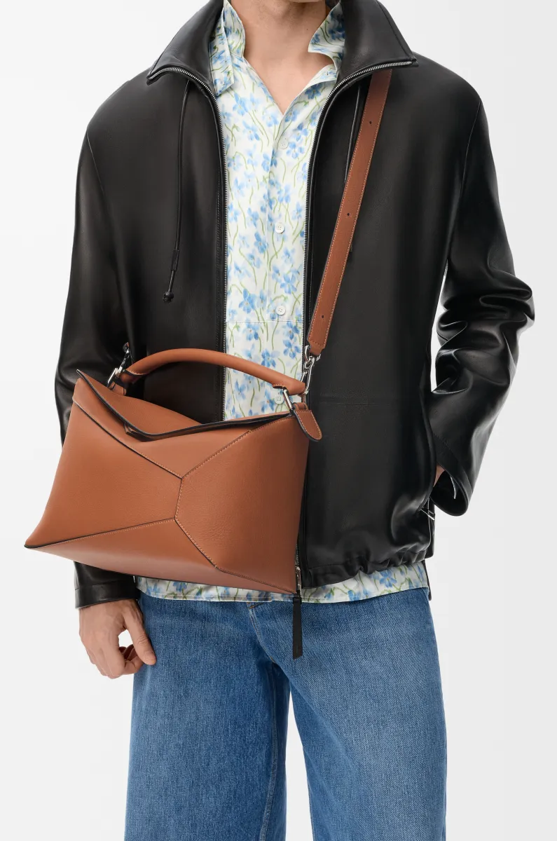 大号经典牛皮革 Puzzle 手袋