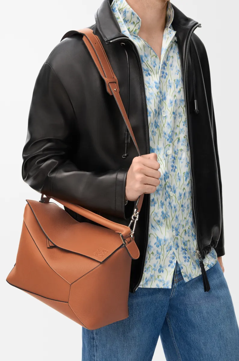 大号经典牛皮革 Puzzle 手袋