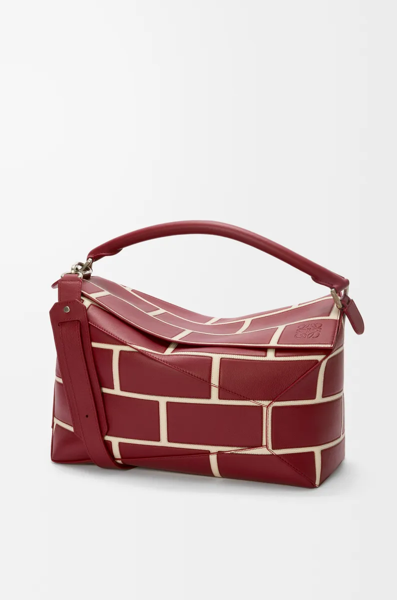 大号经典牛皮革 Puzzle Edge 手袋