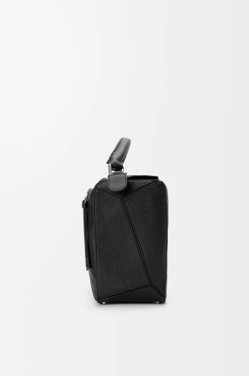 大号柔软粒面牛皮革 Puzzle 手袋