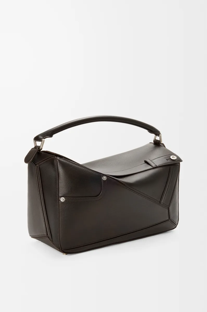 大号亮面牛皮革 Puzzle Panta 手袋