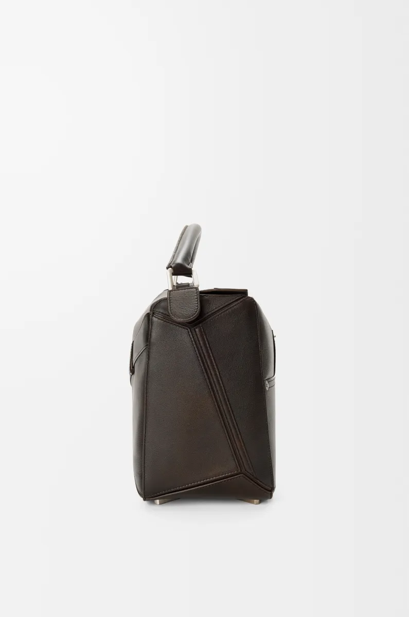 大号亮面牛皮革 Puzzle Panta 手袋