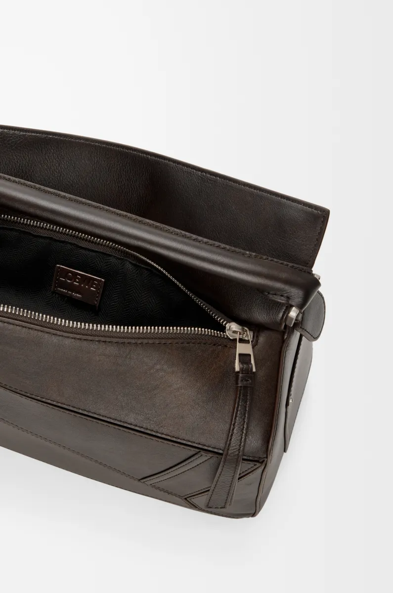 大号亮面牛皮革 Puzzle Panta 手袋