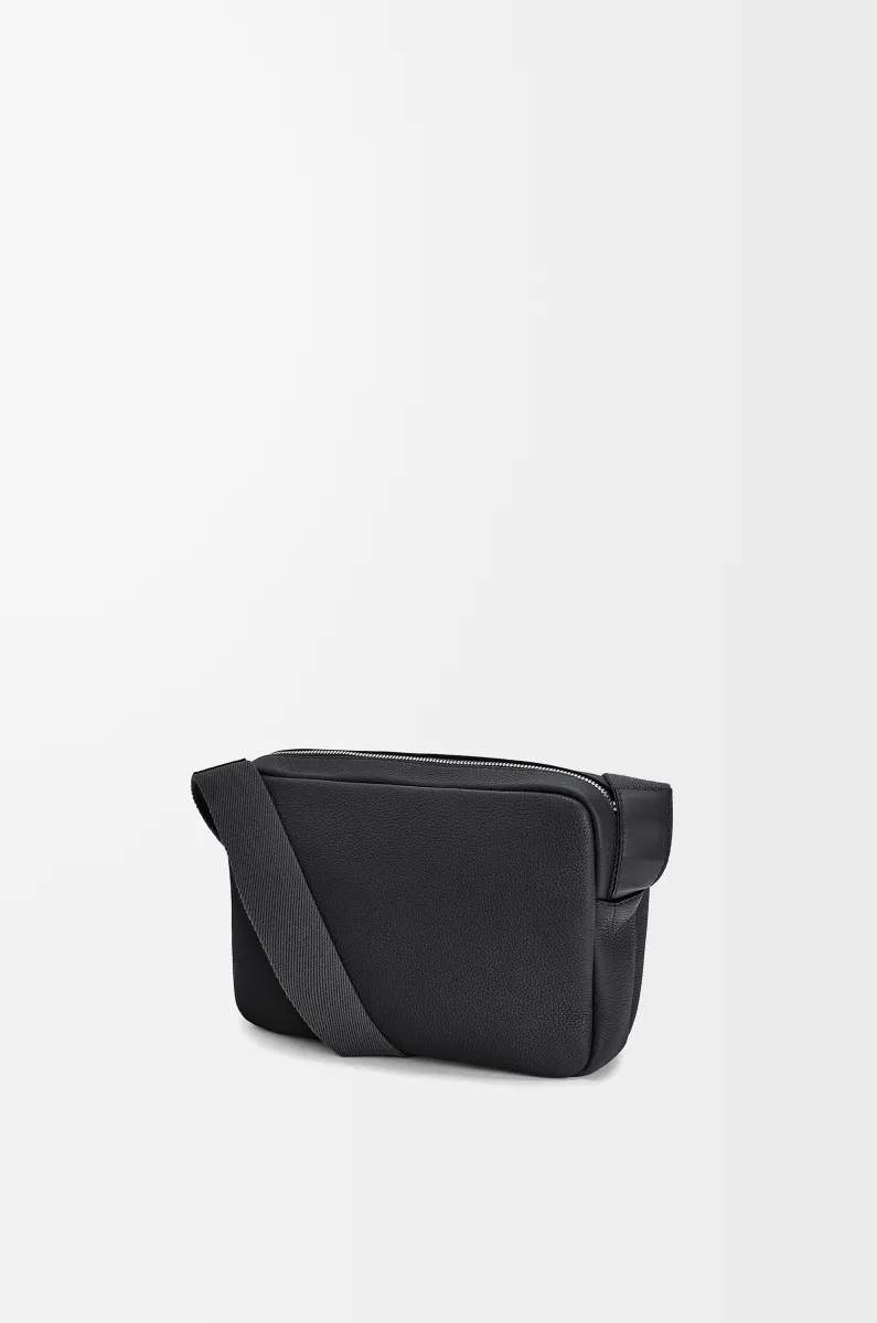 超小号柔软粒面牛皮革 Military 邮差包