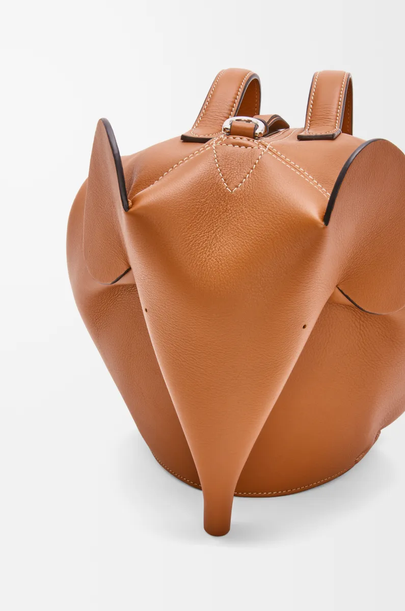 大号经典牛皮革小象包