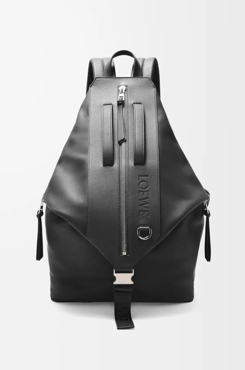 经典牛皮革 Convertible 背包