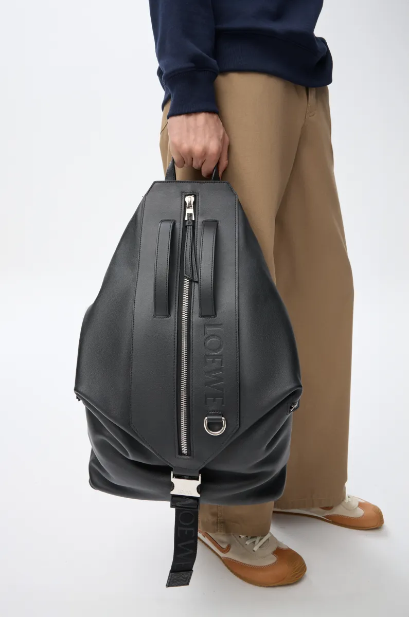 经典牛皮革 Convertible 背包
