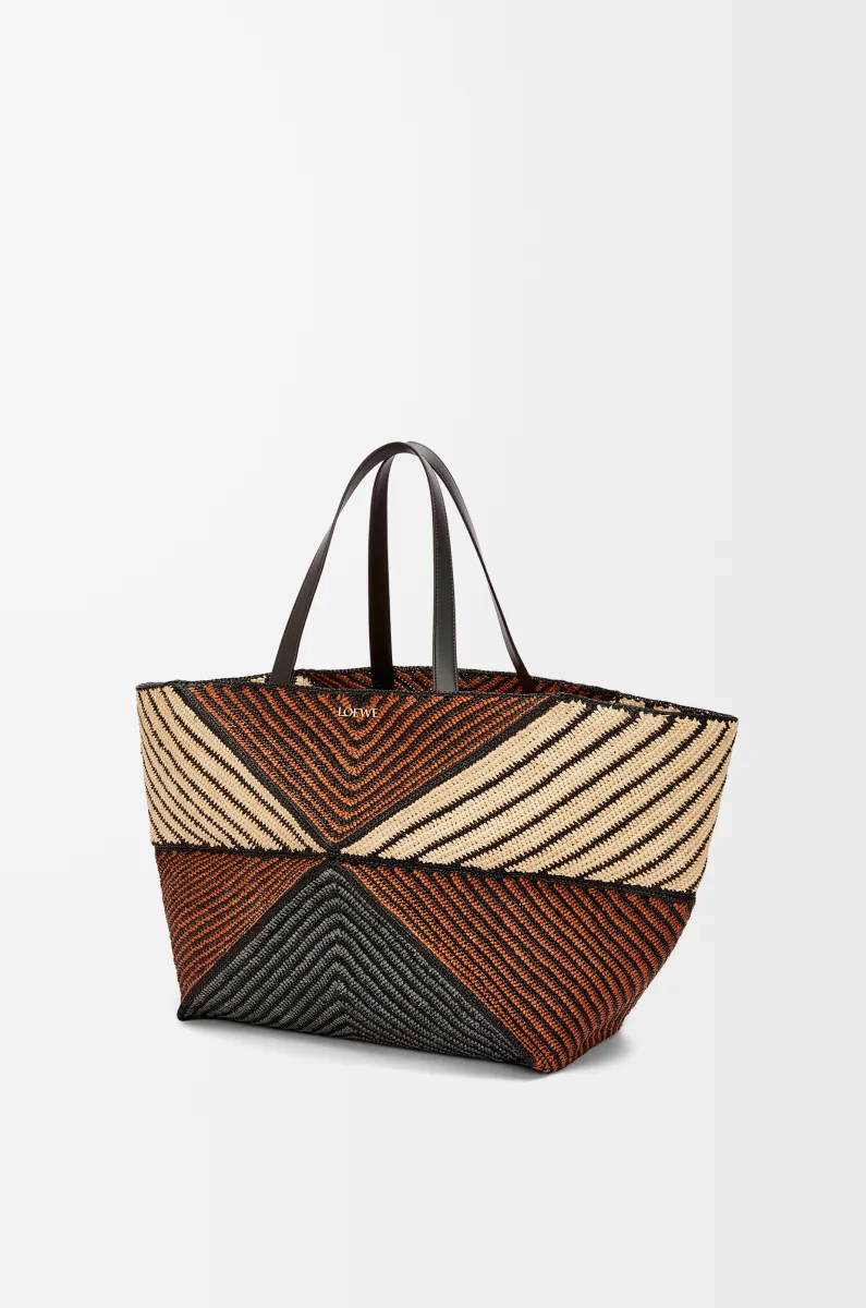 超大号拉菲草 Puzzle Fold 手袋