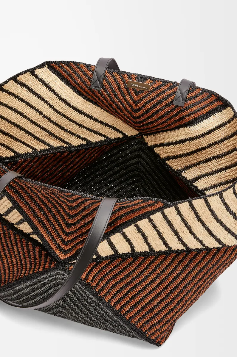 超大号拉菲草 Puzzle Fold 手袋