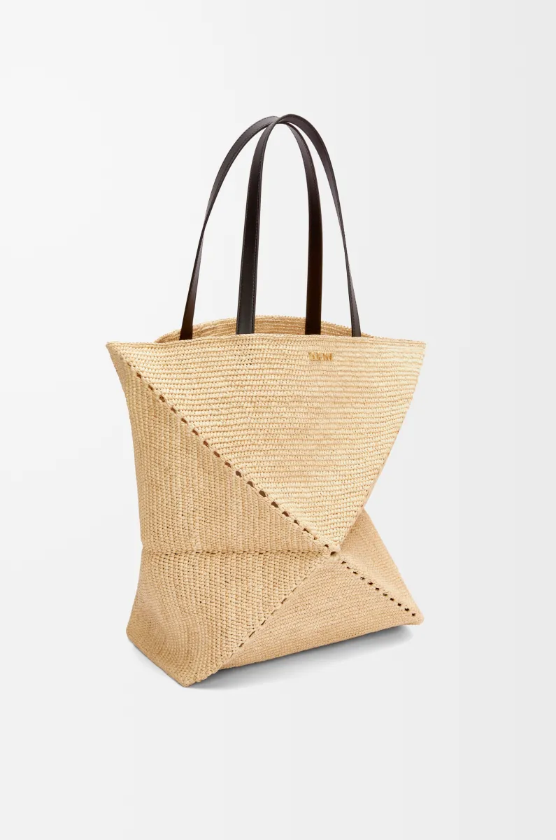 超大号拉菲草 Puzzle Fold 手袋