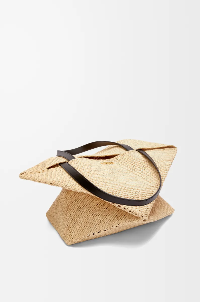 超大号拉菲草 Puzzle Fold 手袋