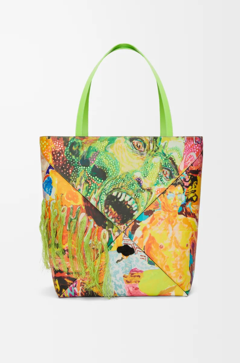 特大号经典牛皮革 Puzzle Fold 手袋