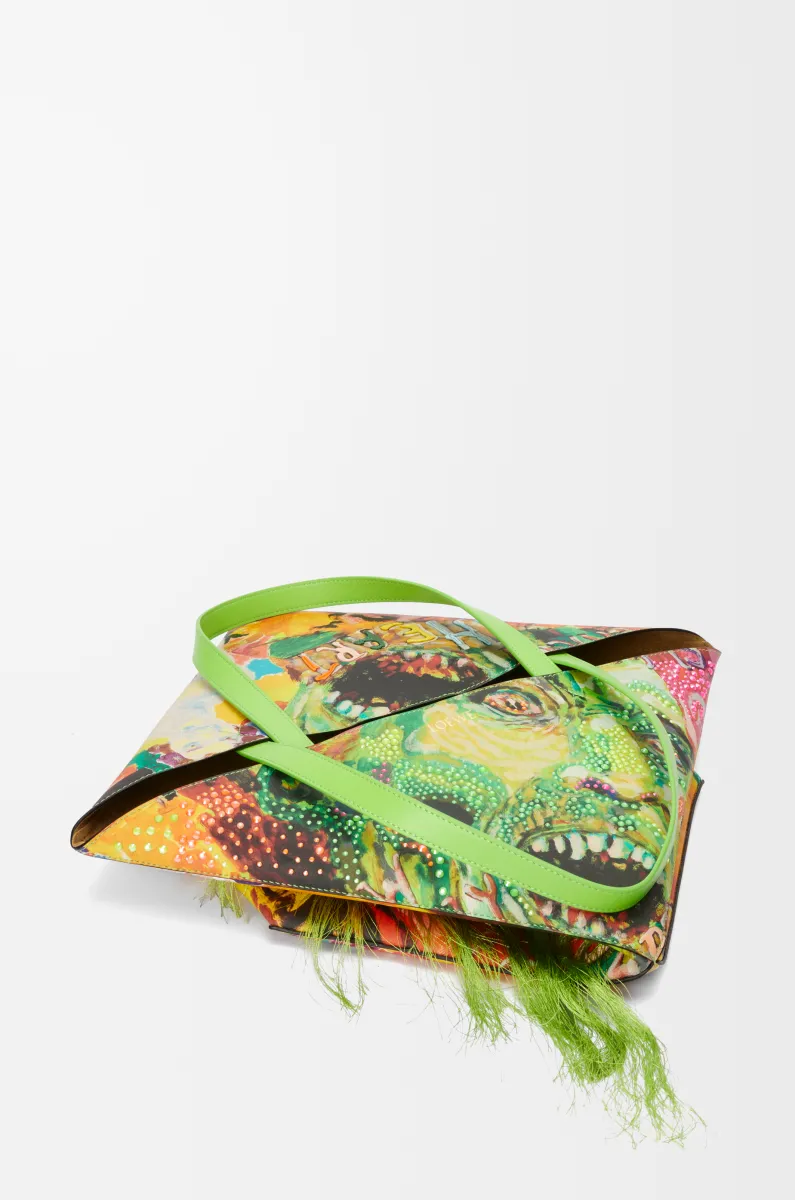 特大号经典牛皮革 Puzzle Fold 手袋