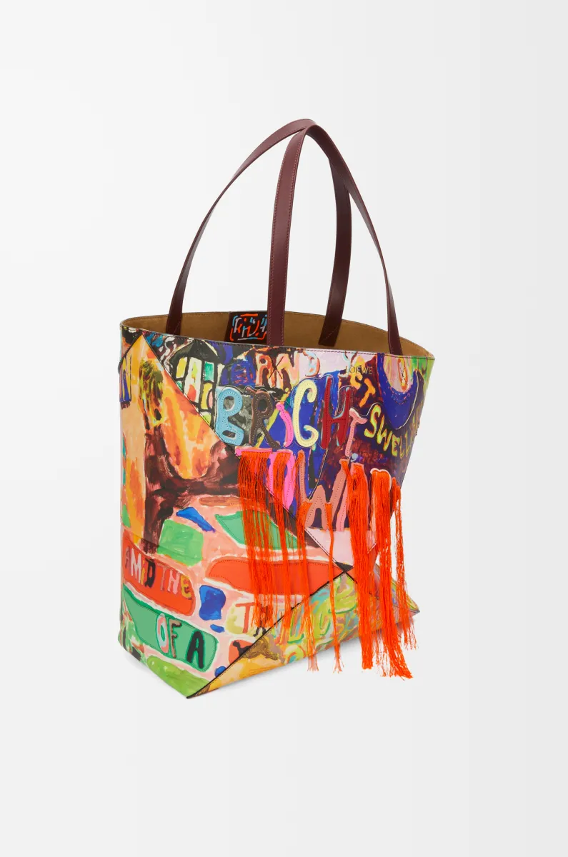 特大号经典牛皮革 Puzzle Fold 手袋