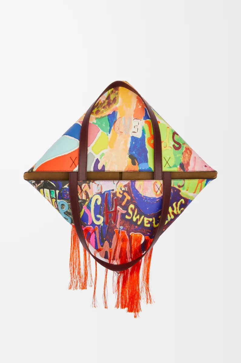 特大号经典牛皮革 Puzzle Fold 手袋