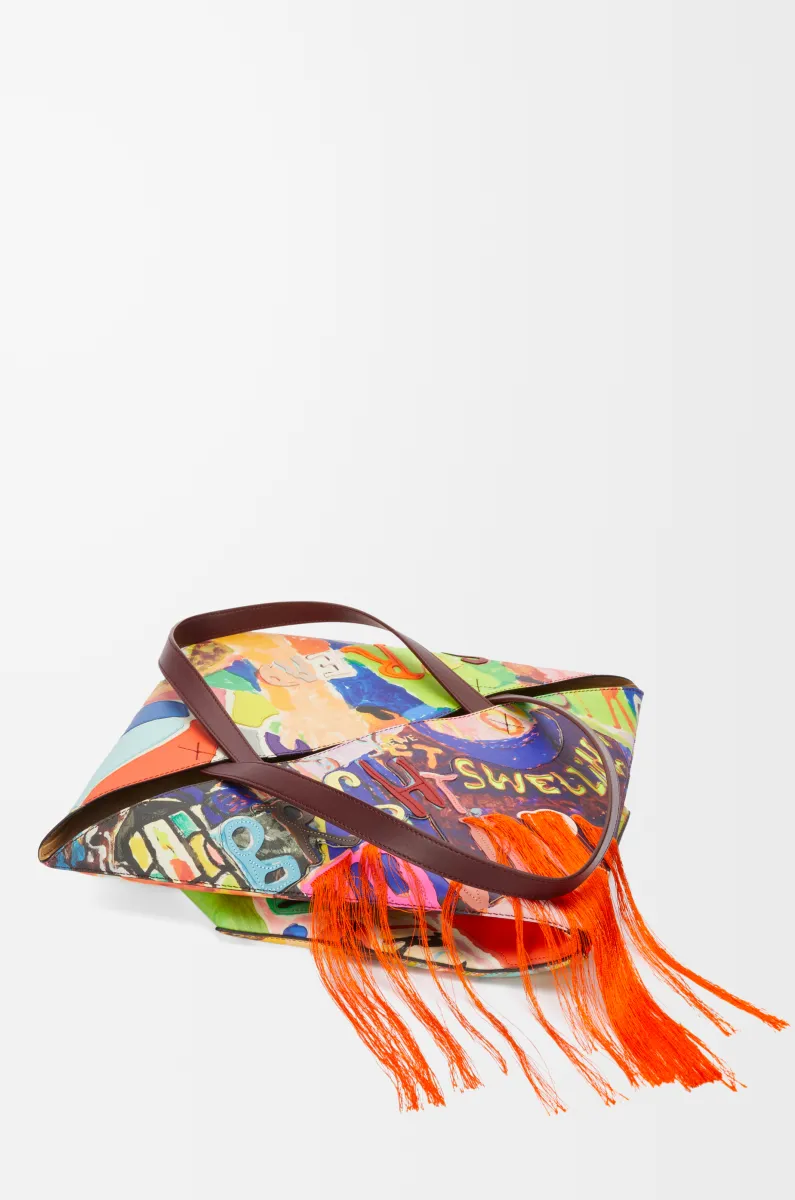 特大号经典牛皮革 Puzzle Fold 手袋