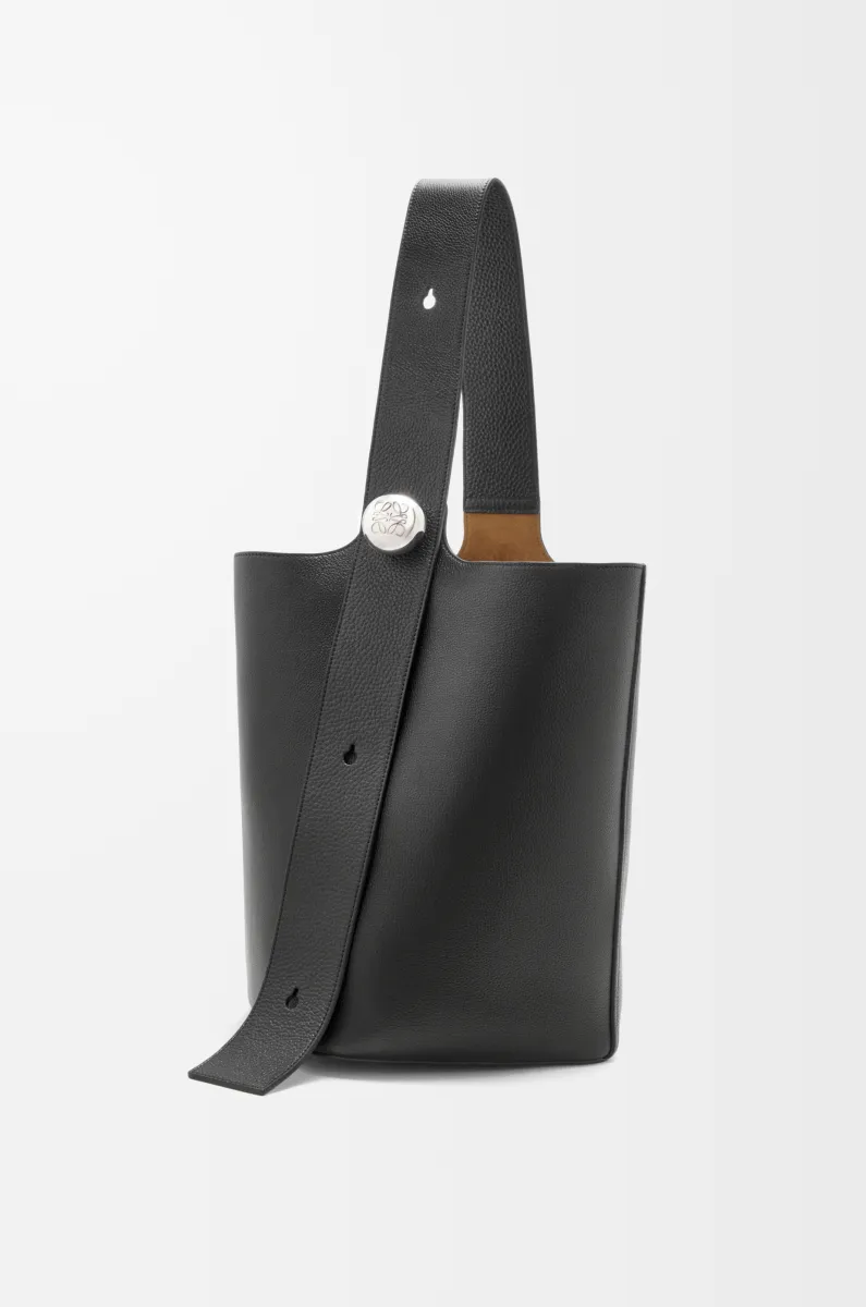 大号柔软粒面牛皮革 Pebble Bucket 水桶手袋