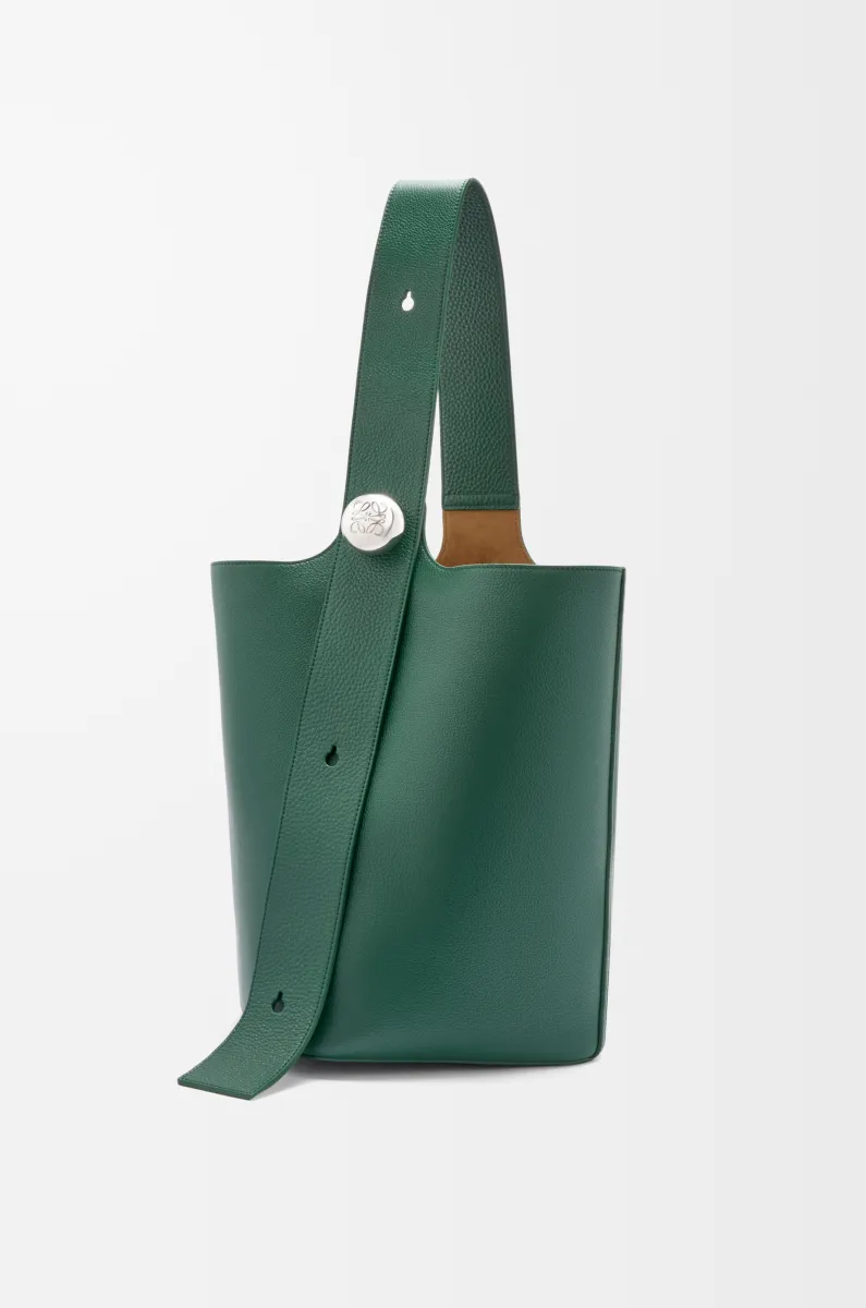 大号柔软粒面牛皮革 Pebble Bucket 水桶手袋