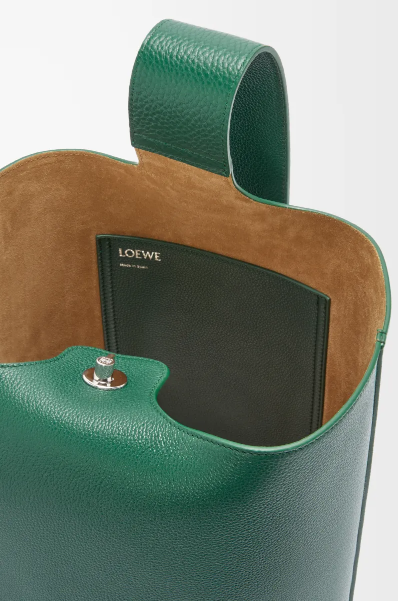 大号柔软粒面牛皮革 Pebble Bucket 水桶手袋