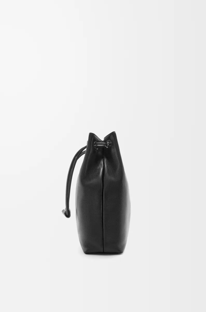 柔软粒面牛皮革 Pebble Hobo 手袋