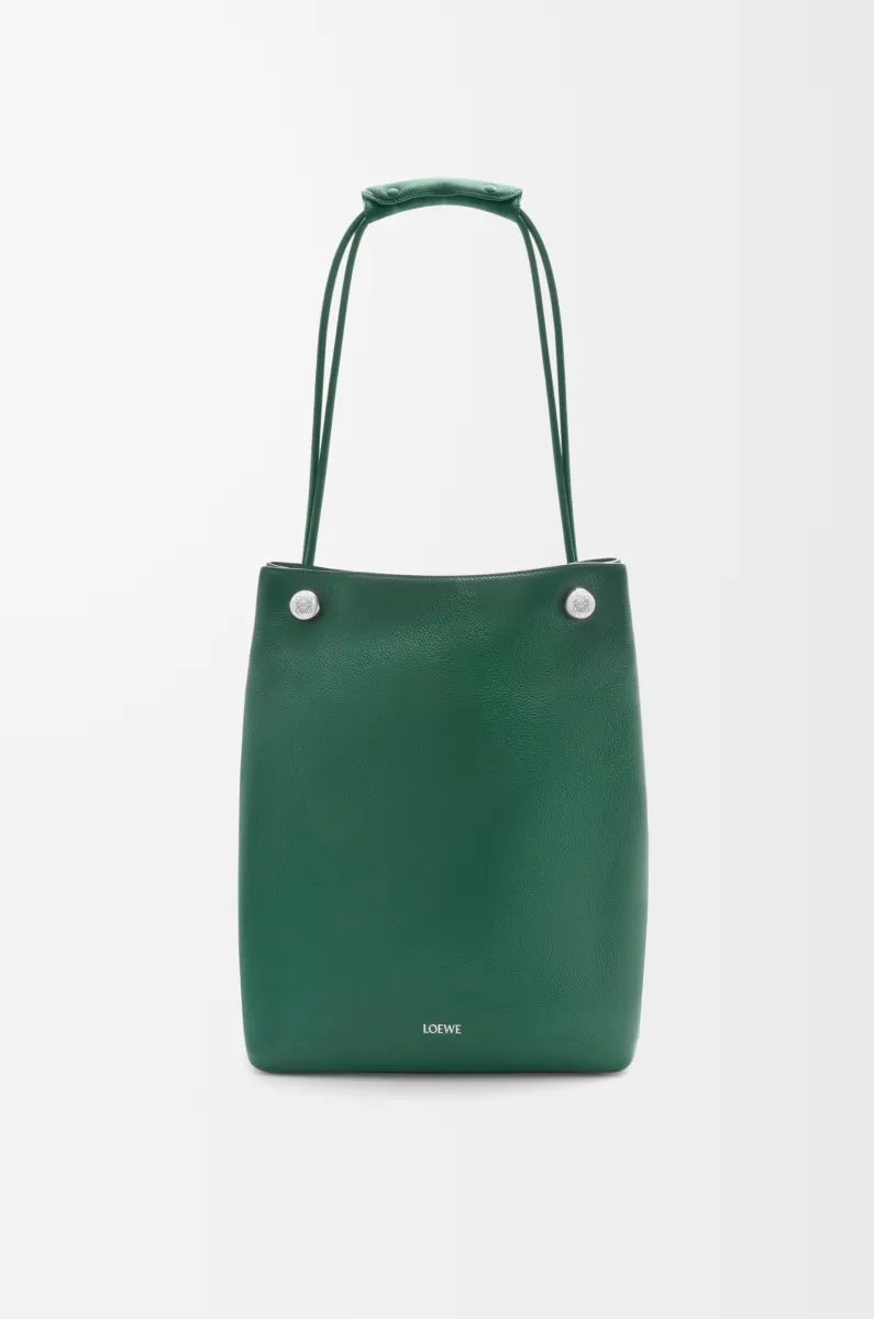 柔软粒面牛皮革 Pebble Hobo 手袋