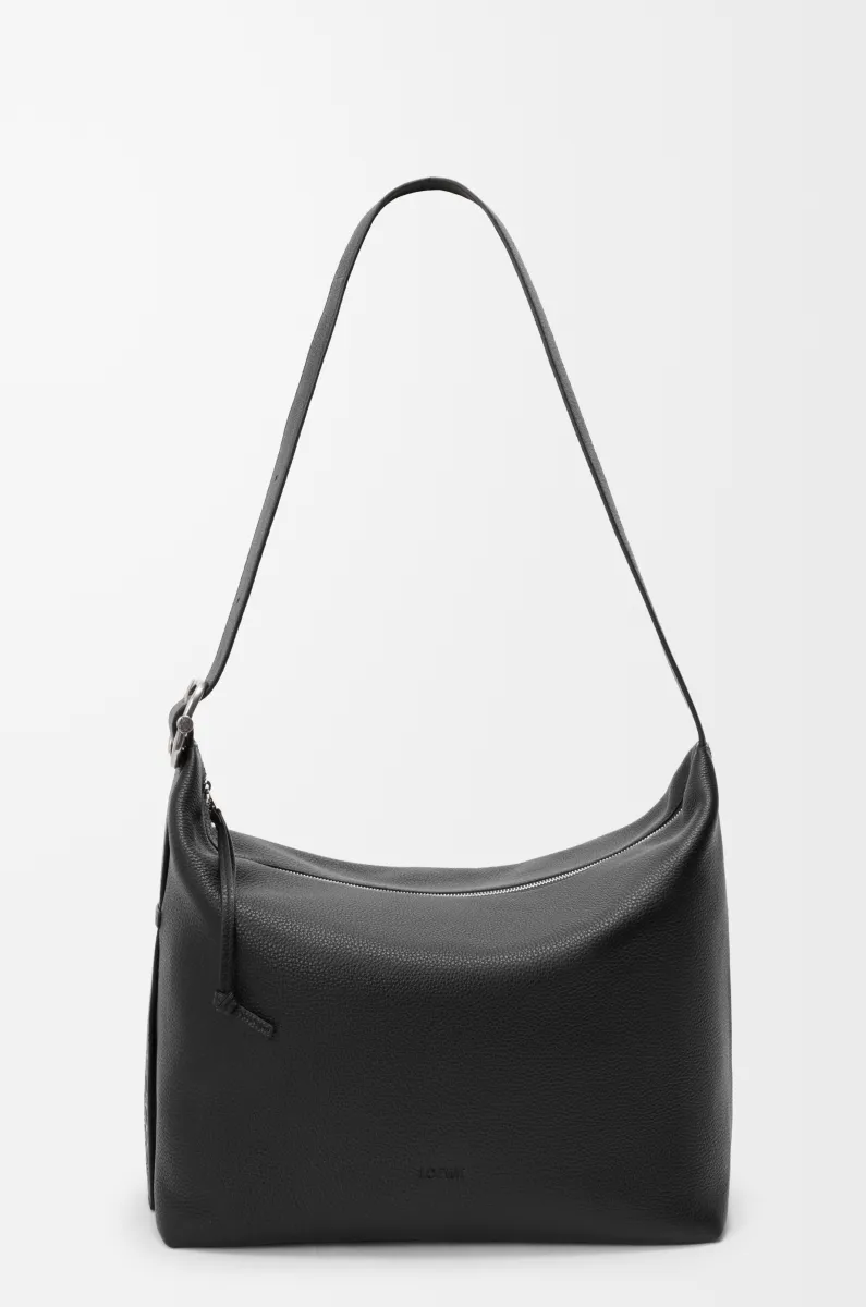 大号柔软粒面牛皮革 Loop Hobo 手袋