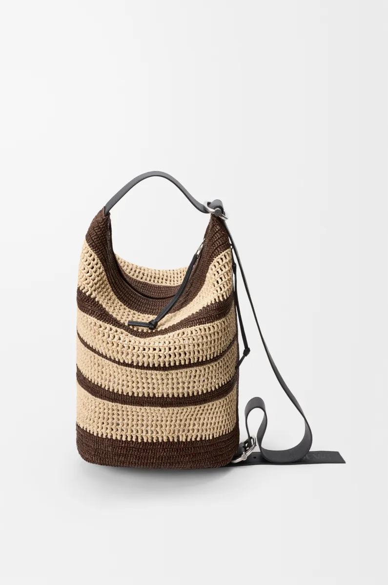 拉菲草 Loop 水桶手袋