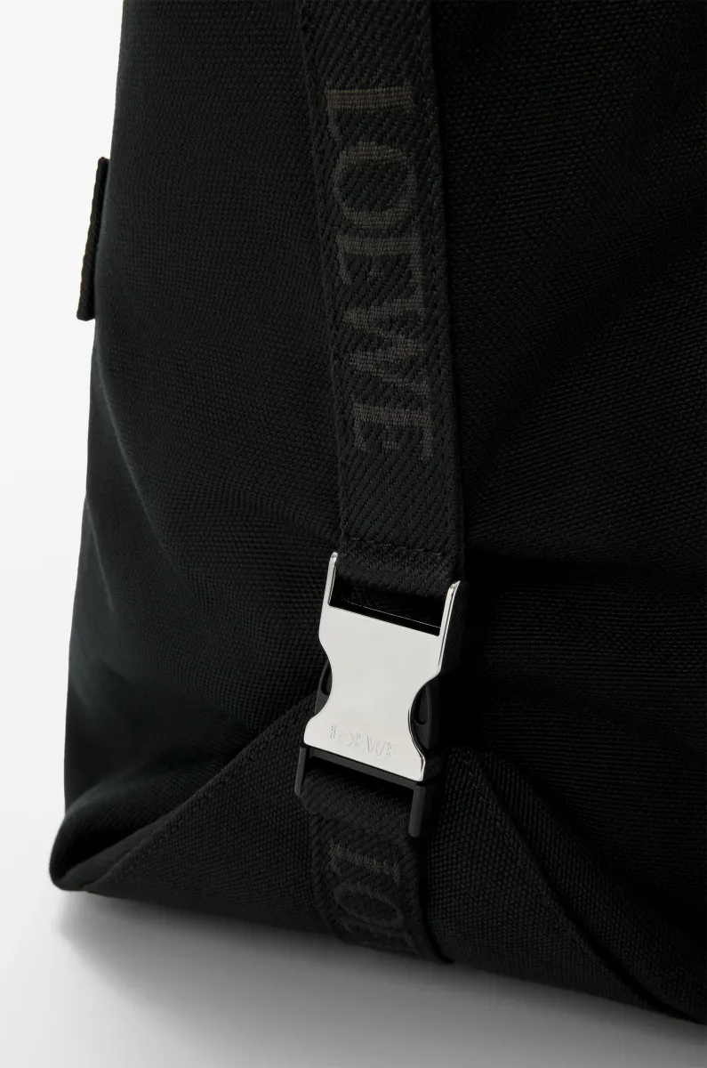 帆布和绒面革 Flex 拉链托特手袋