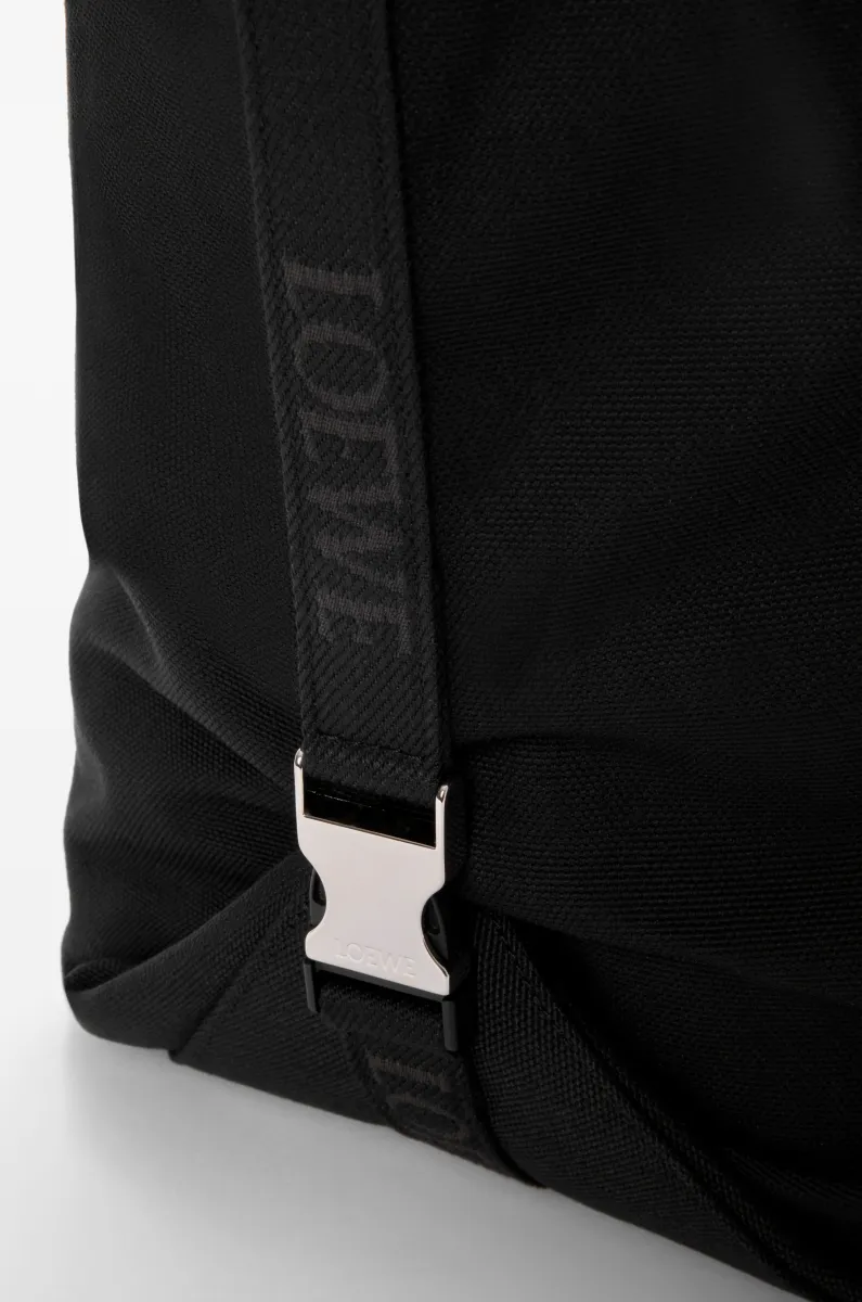 帆布和绒面革 Flex 拉链托特手袋