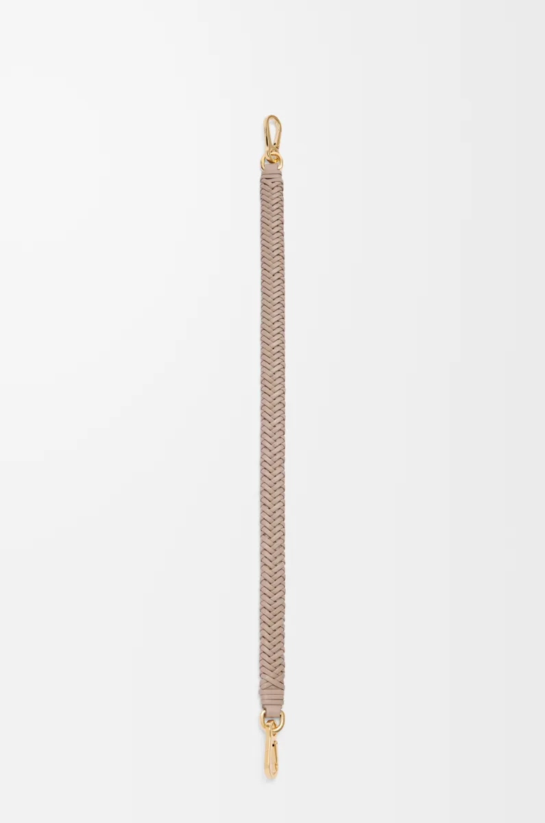 经典牛皮革箭头型短肩带