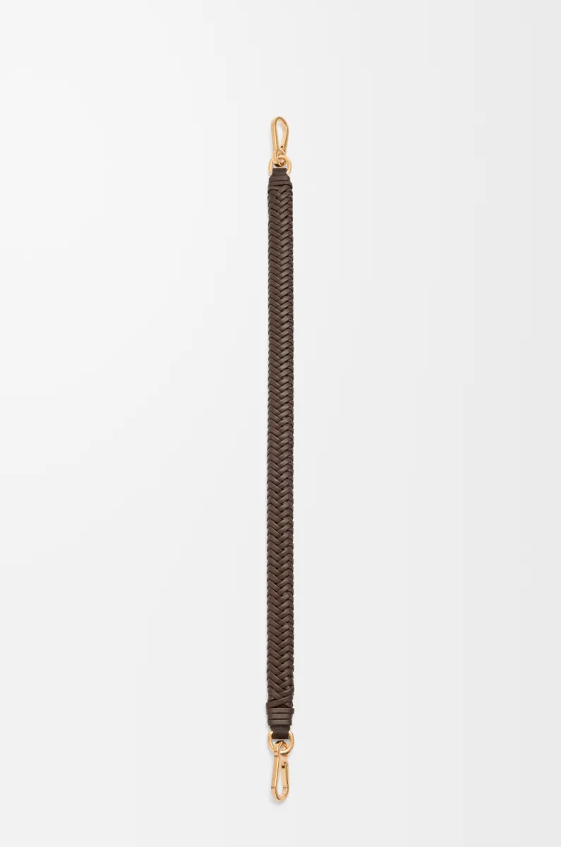 经典牛皮革箭头型短肩带