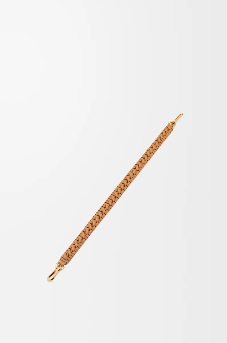 经典牛皮革螺旋编织带