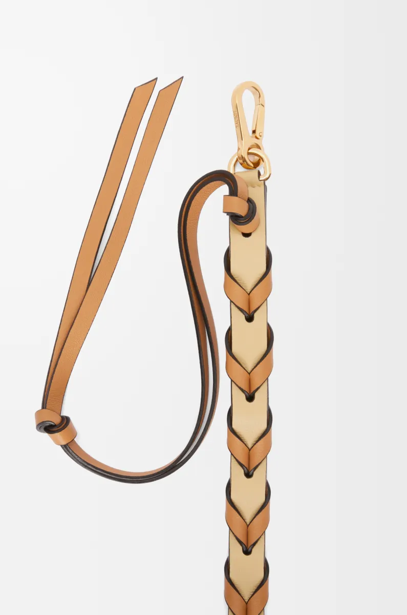 经典牛皮革薄编织带