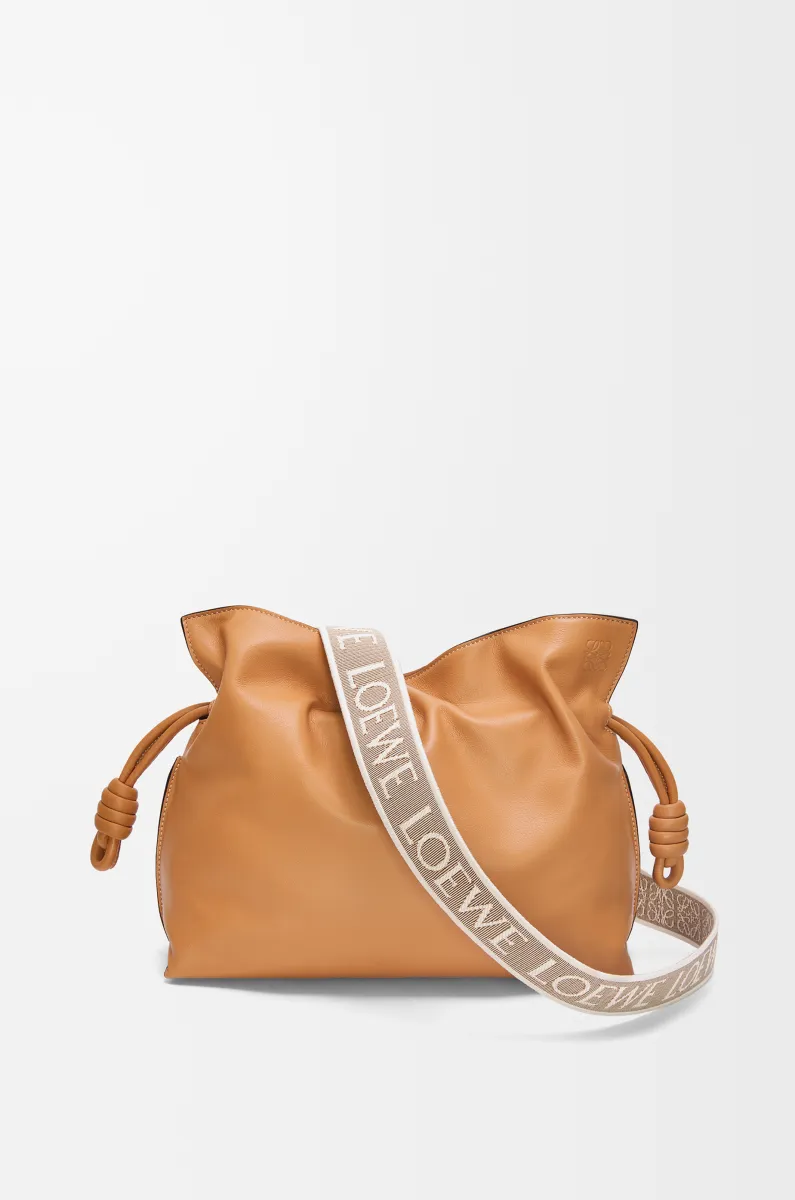 提花布和牛皮革 Anagram 包带