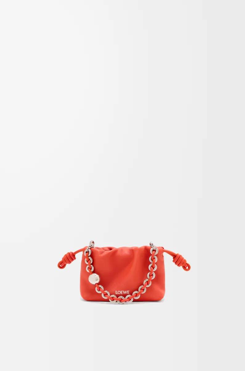 柔软纳帕羊皮革 Nano Flamenco Purse 手拿包