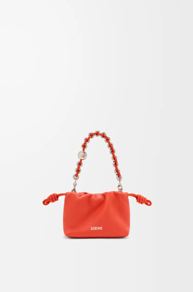 柔软纳帕羊皮革 Nano Flamenco Purse 手拿包