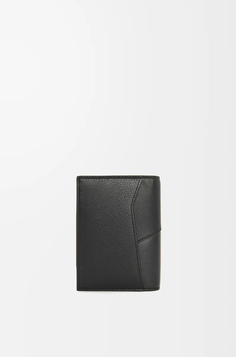 经典牛皮革 Puzzle 双折卡包