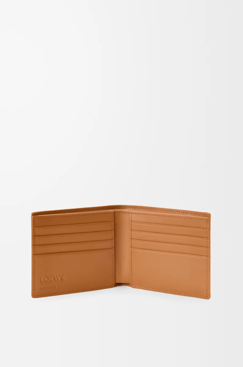 柔软粒面牛皮革 Puzzle 双折钱包