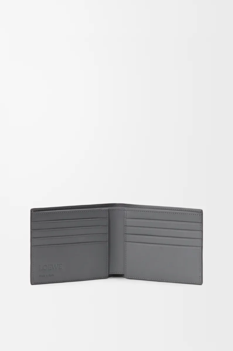 柔软粒面牛皮革 Puzzle 双折钱包