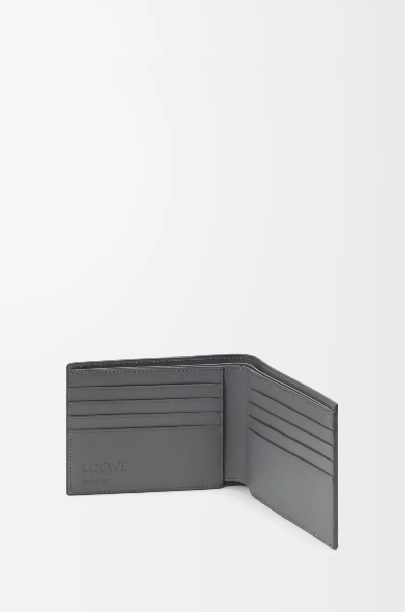 柔软粒面牛皮革 Puzzle 双折钱包