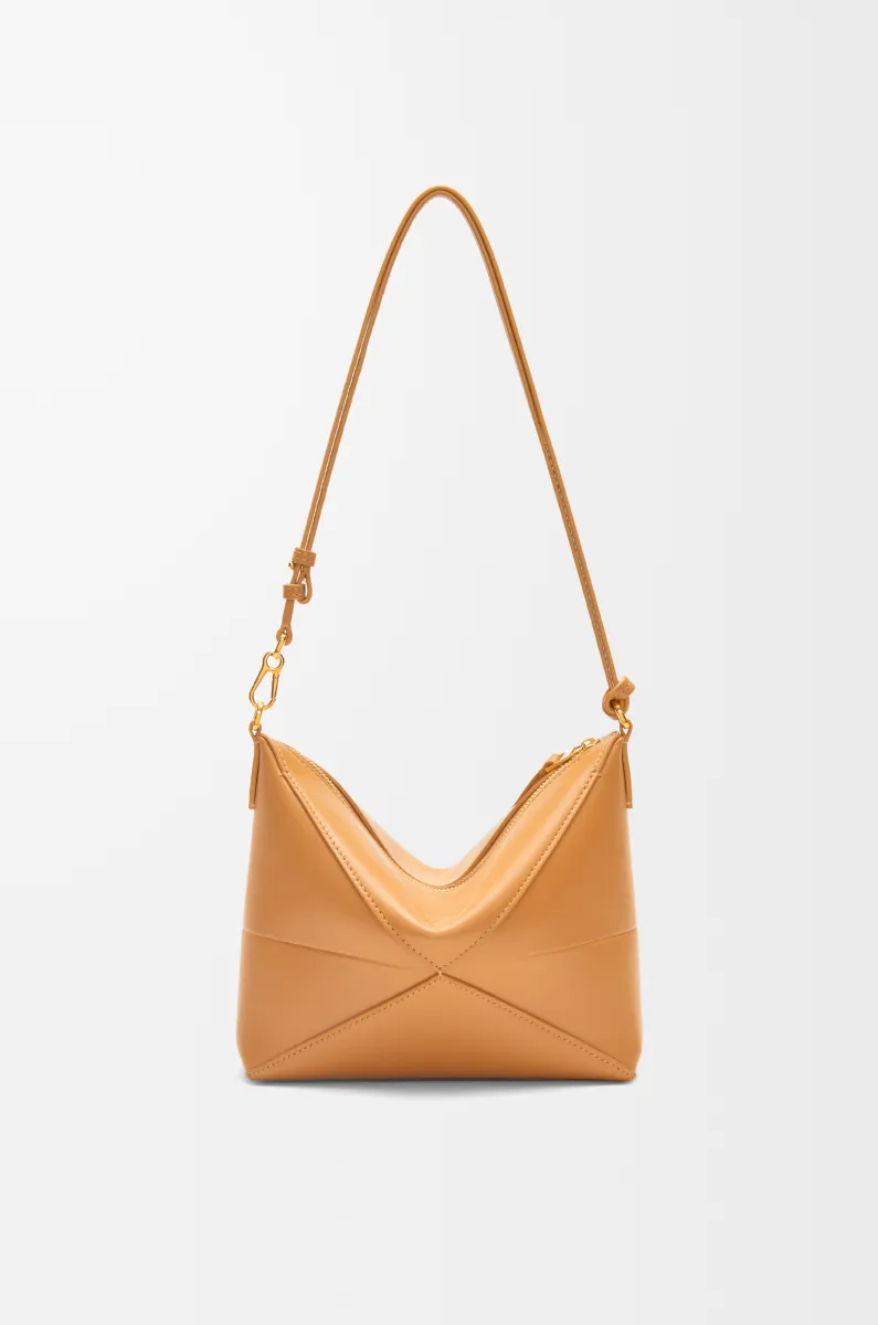 亮面纳帕牛皮革 Puzzle Fold pouch