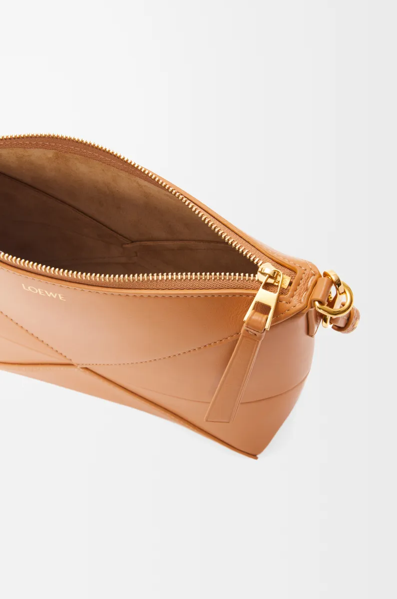 亮面纳帕牛皮革 Puzzle Fold pouch