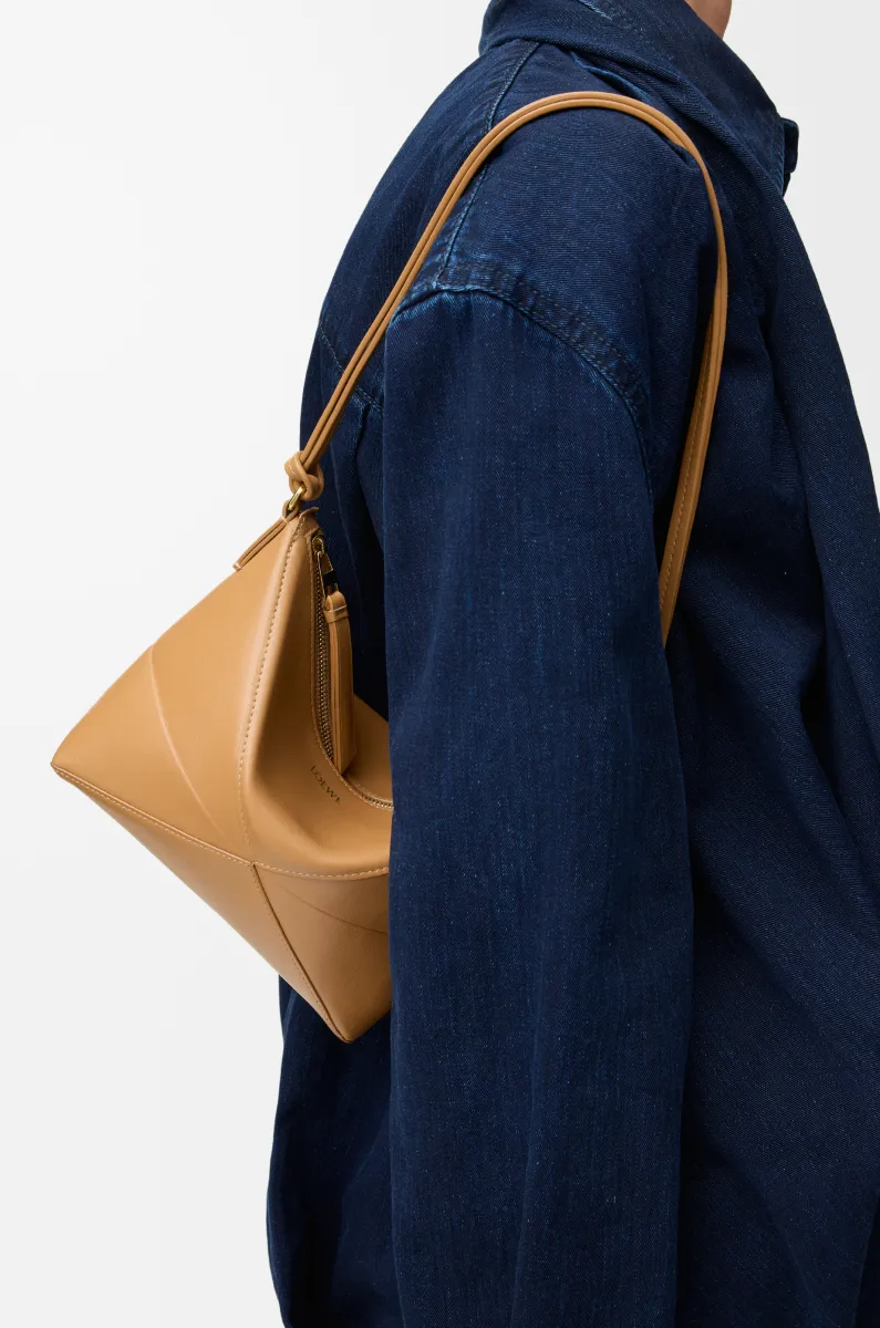 亮面纳帕牛皮革 Puzzle Fold pouch