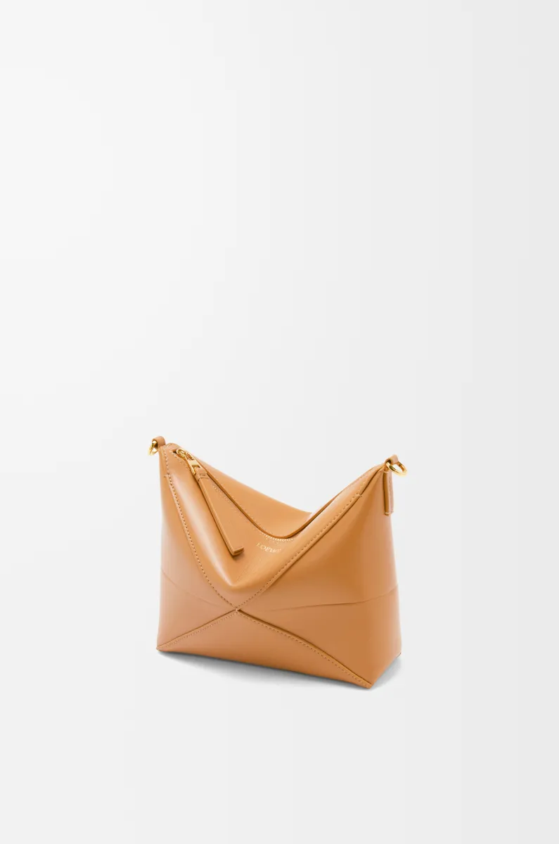 亮面纳帕牛皮革 Puzzle Fold pouch