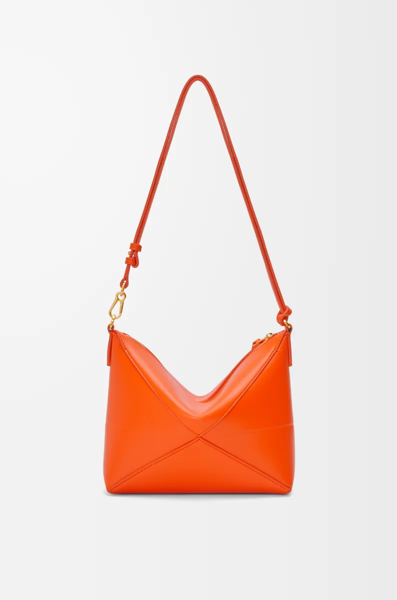 亮面纳帕牛皮革 Puzzle Fold pouch