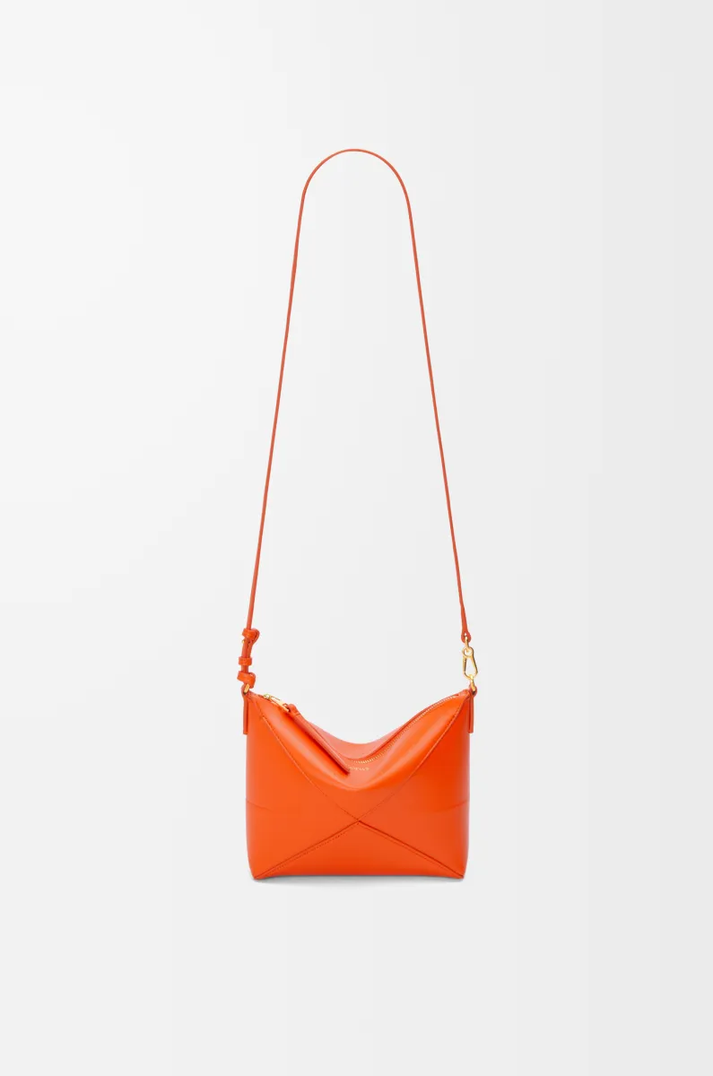 亮面纳帕牛皮革 Puzzle Fold pouch