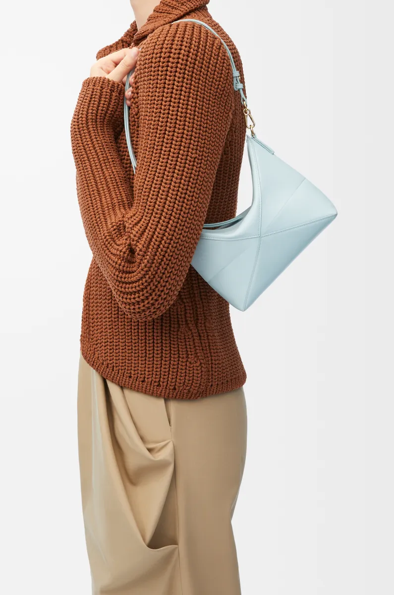 亮面纳帕牛皮革 Puzzle Fold pouch