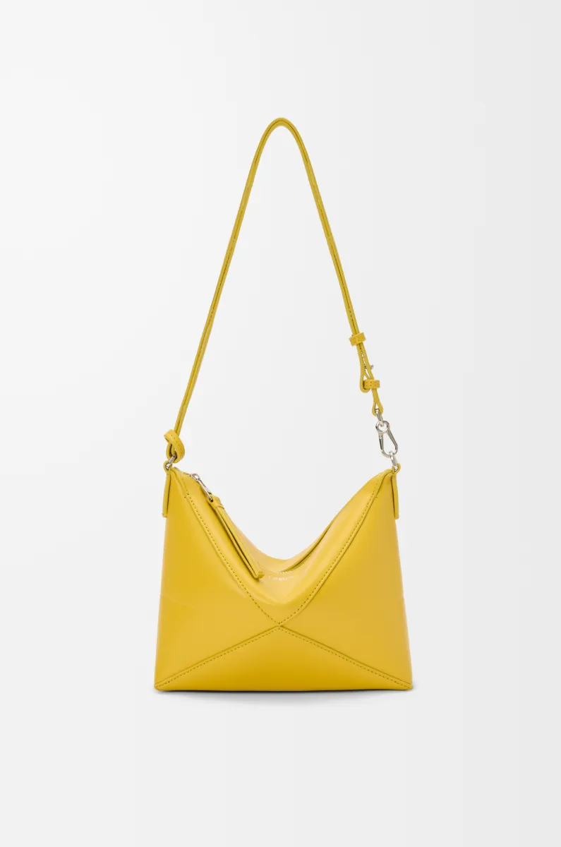 亮面纳帕牛皮革 Puzzle Fold pouch